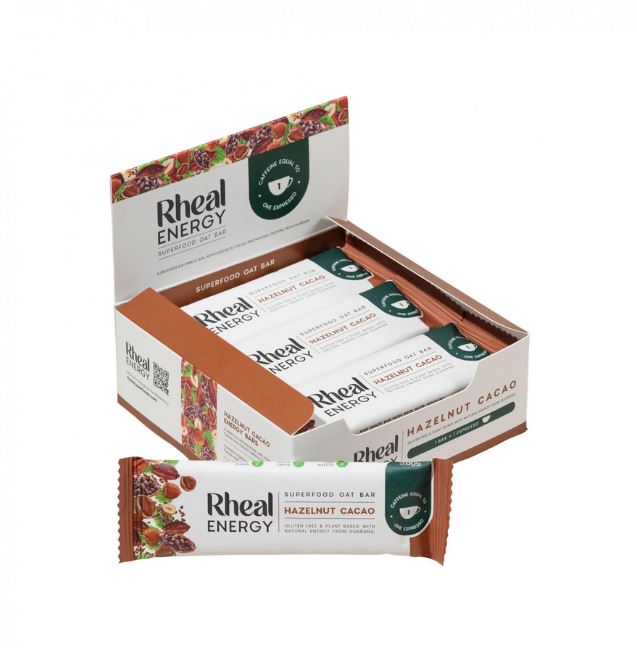 Rheal Superfoods Energy Superfood Oat Bar Hazelnut Cacao