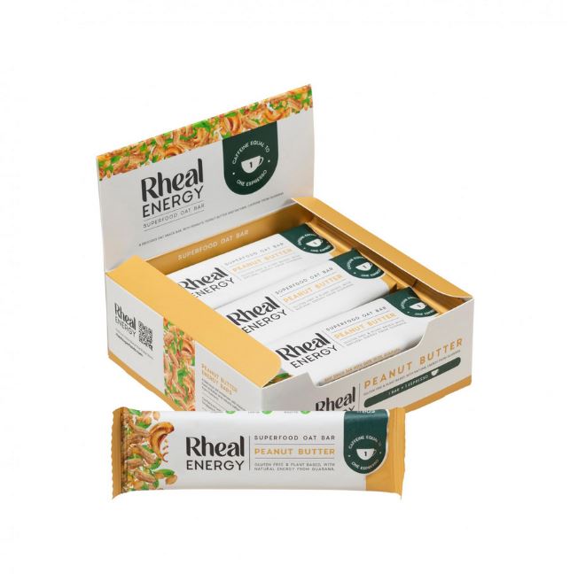 Rheal Superfoods Energy Superfood Oat Bar Peanut Butter