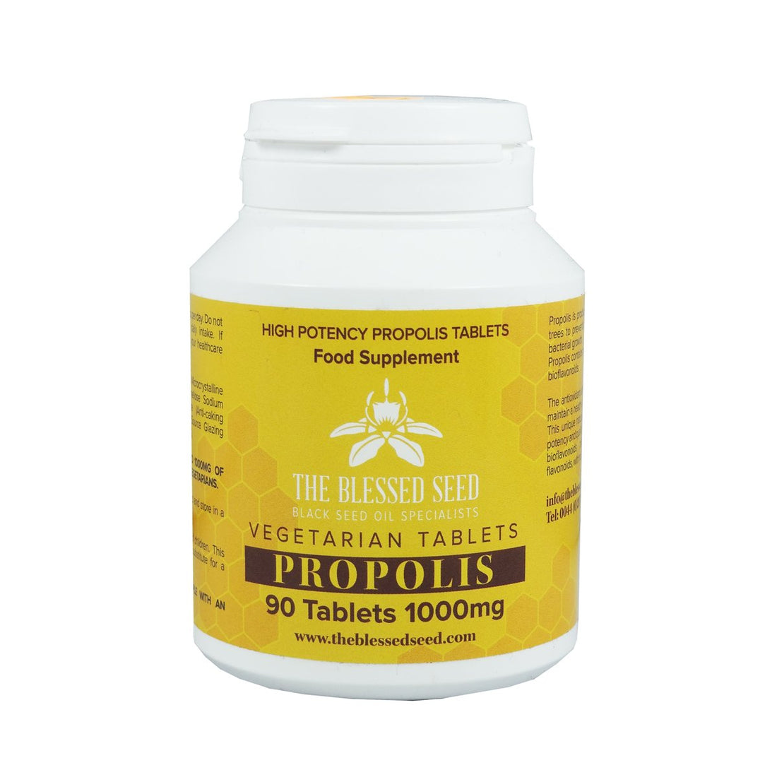 The Blessed Seed Propolis 1000mg 90 Tablets BEST BEFORE IN 6 MONTHS
