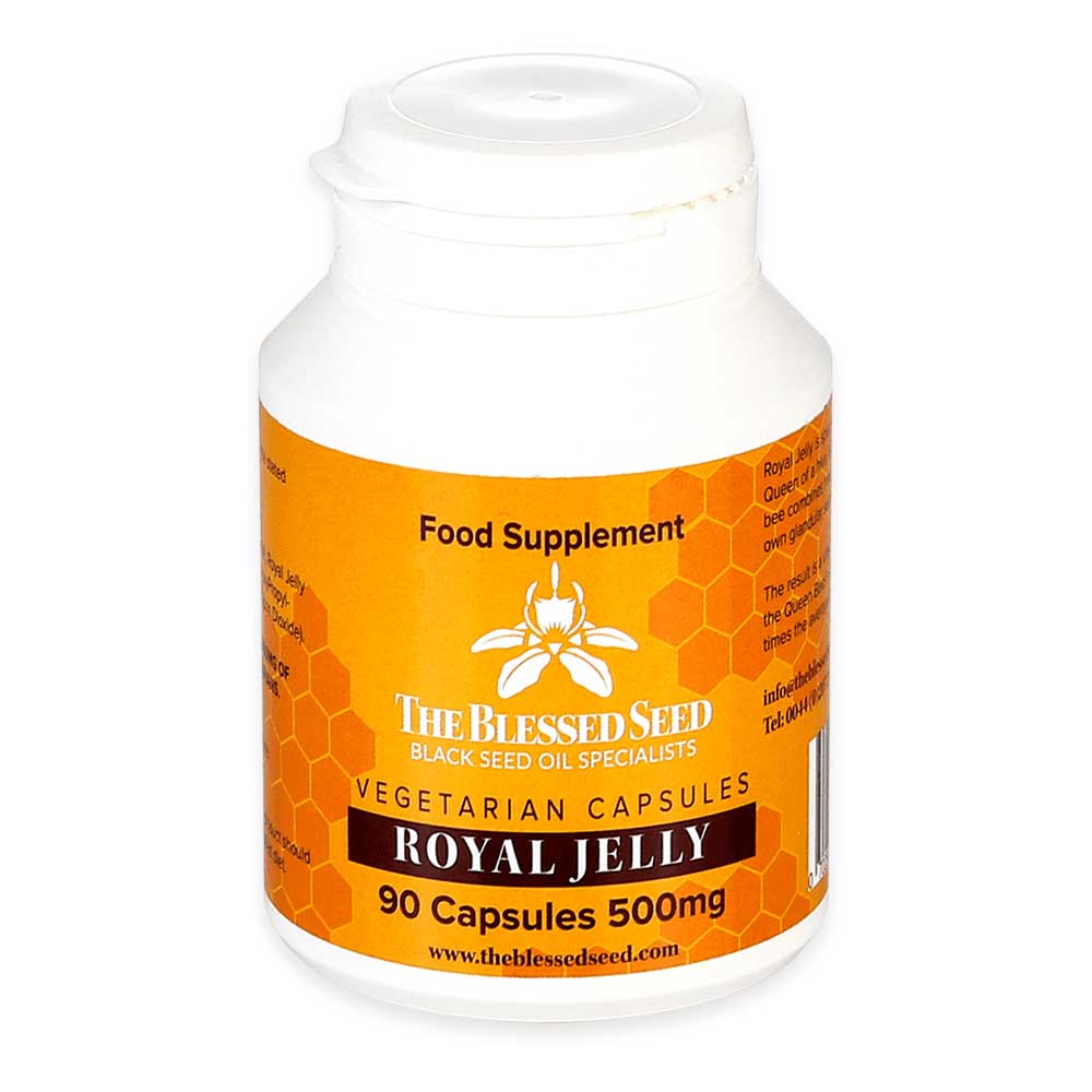 The Blessed Seed Royal Jelly 500mg 90 Capsules BEST BEFORE IN 6 MONTHS
