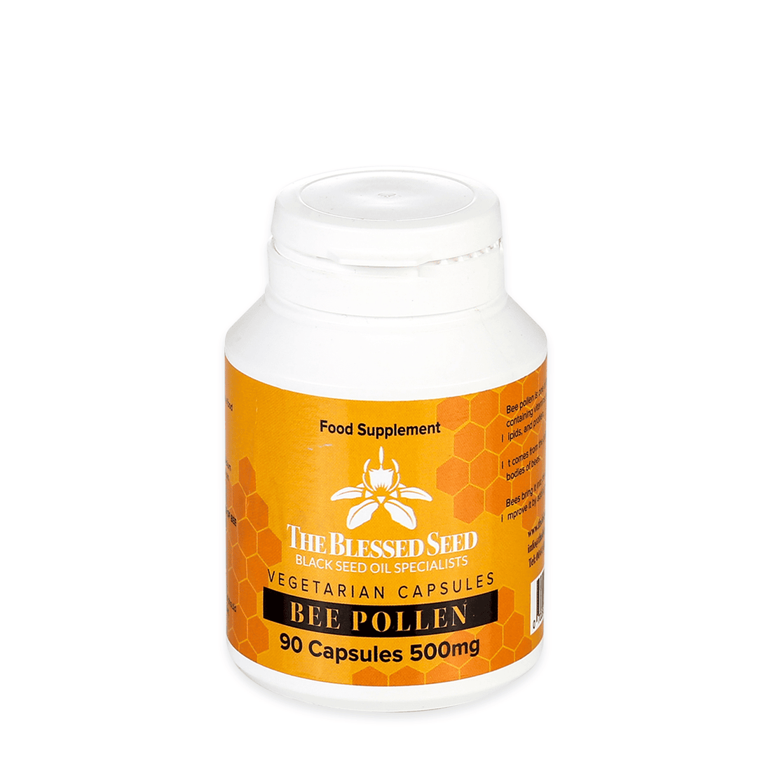 The Blessed Seed Bee Pollen 500mg 90 Capsules BEST BEFORE IN 6 MONTHS