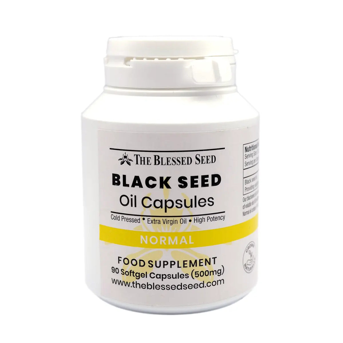 The Blessed Seed Black Seed Oil Capsules – 90 x 500mg