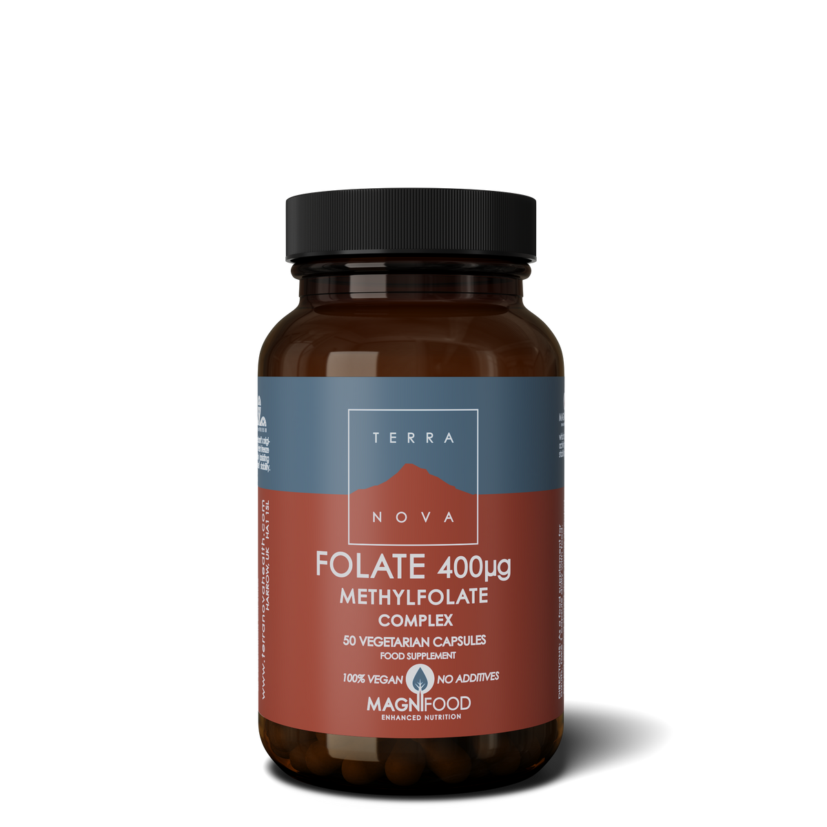 Terranova FOLATE (Methylfolate) 400ug Complex 50s