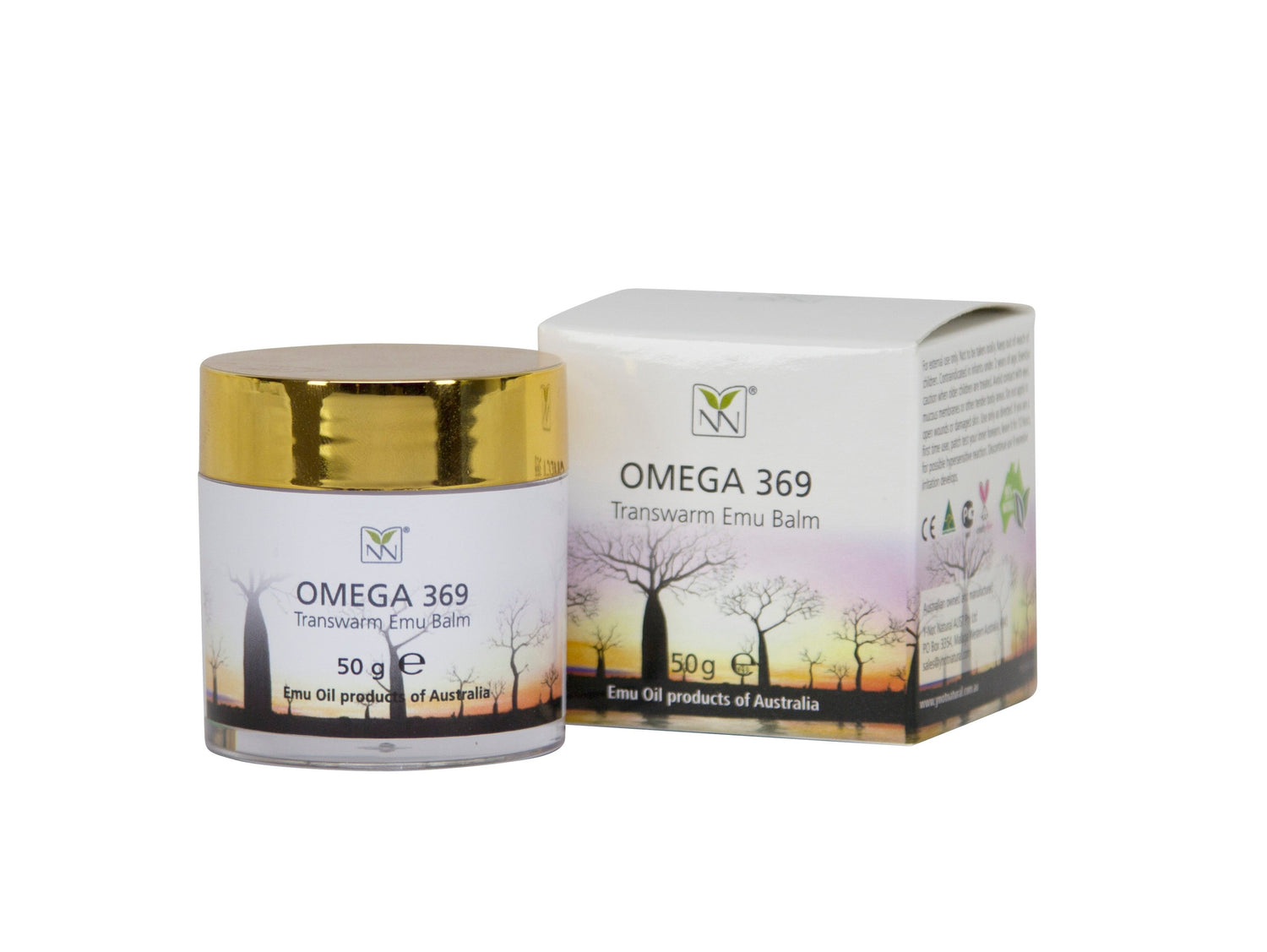 Y-Not Natural Emu Oil Omega 3, 6 & 9 Transwarm Sports and Joint Balm 50g