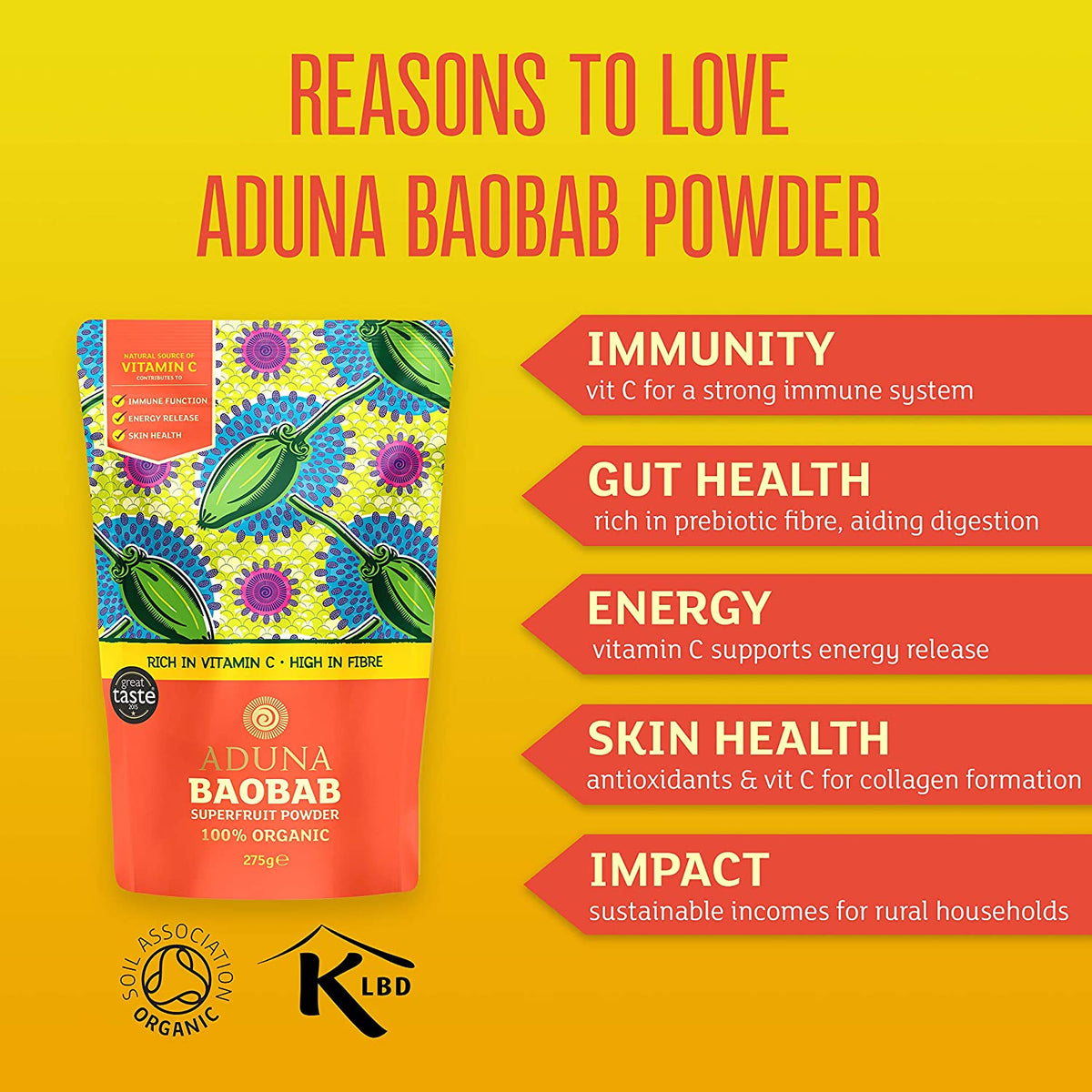 Aduna Baobab Superfruit Powder