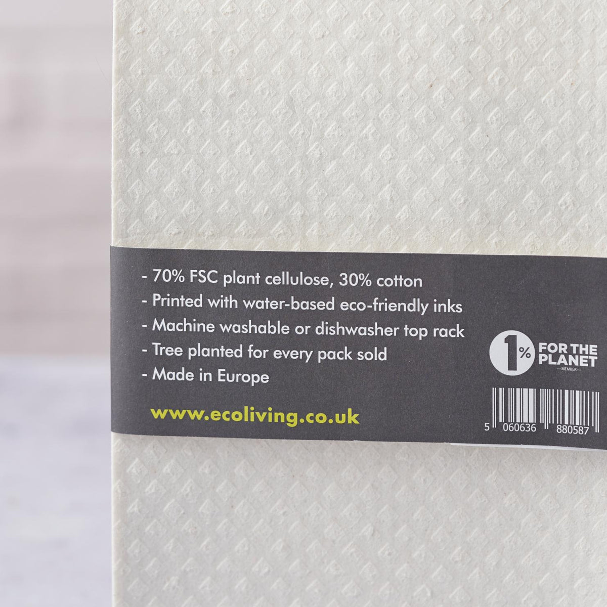 ecoLiving Compostable Sponge Cloths Leaf + Cube (2 Pack)