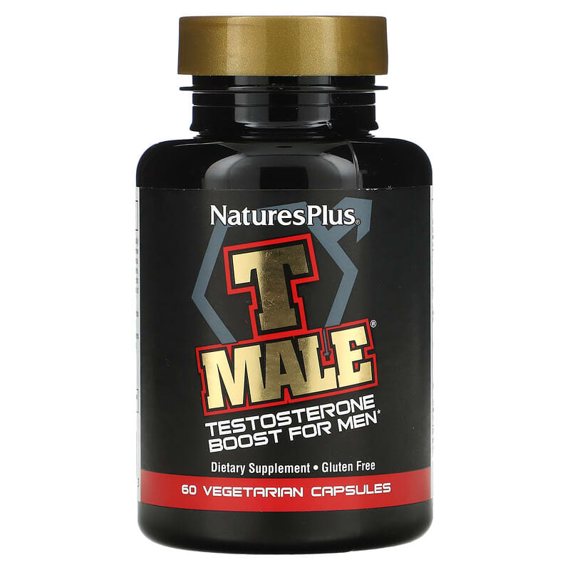 NaturesPlus T Male Testosterone support for men 60 vegetarian capsules