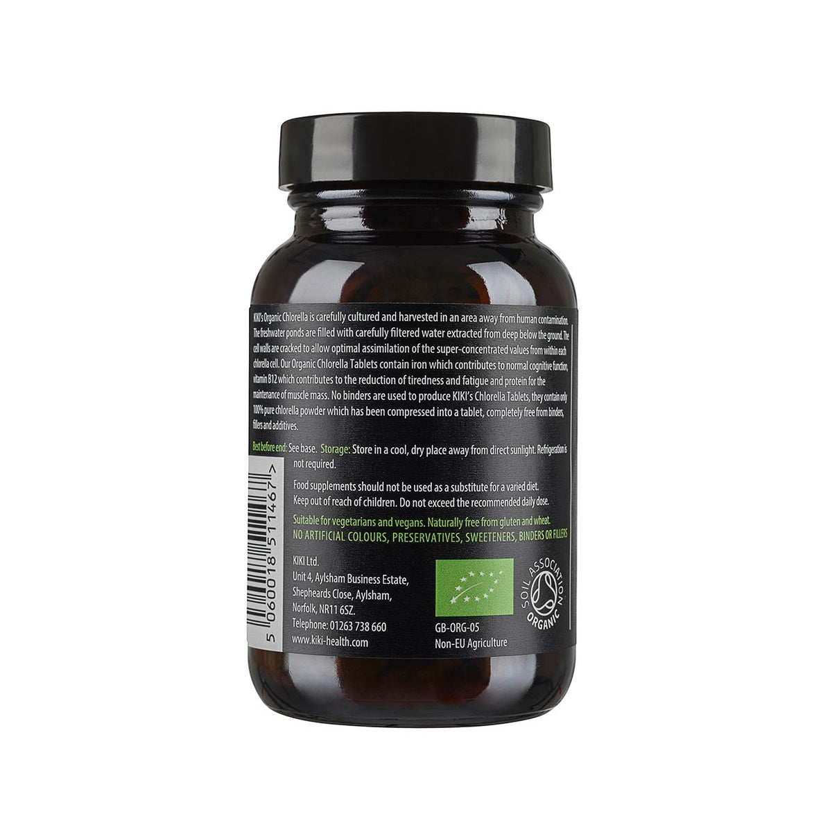 KIKI Health Organic Chlorella 200 Tablets
