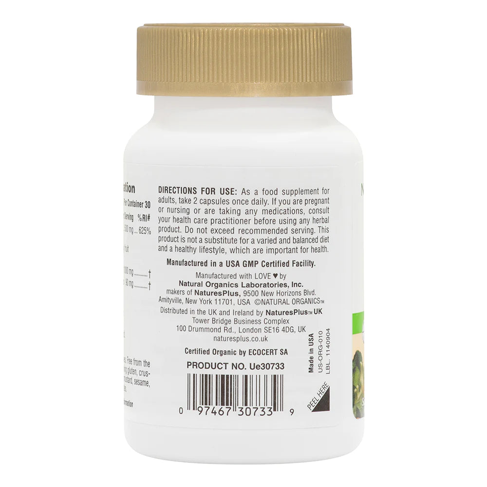 Natures Plus Source of Life Garden Vitamin C 60 Capsules