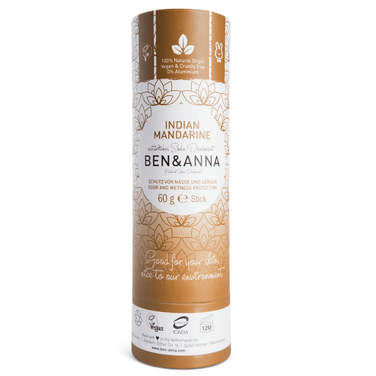 Ben & Anna Natural Deodorant - Indian Mandarin 60g