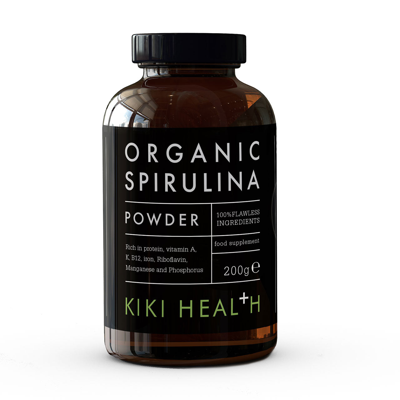 Kiki Health Organic Spirulina - 200 Tablets