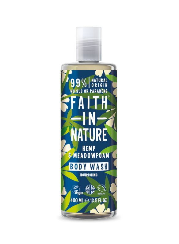 Faith in Nature Hemp & Meadowfoam Body Wash 400ml