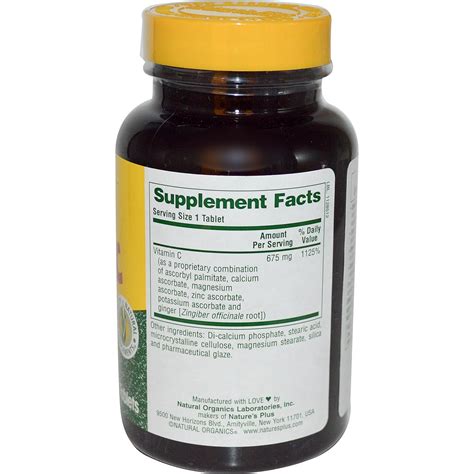 Natures Plus Esterified Vitamin C 90 Tablets