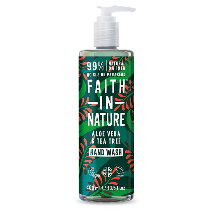 Faith in Nature Aloe Vera and Tea Tree Hand Wash 400ml