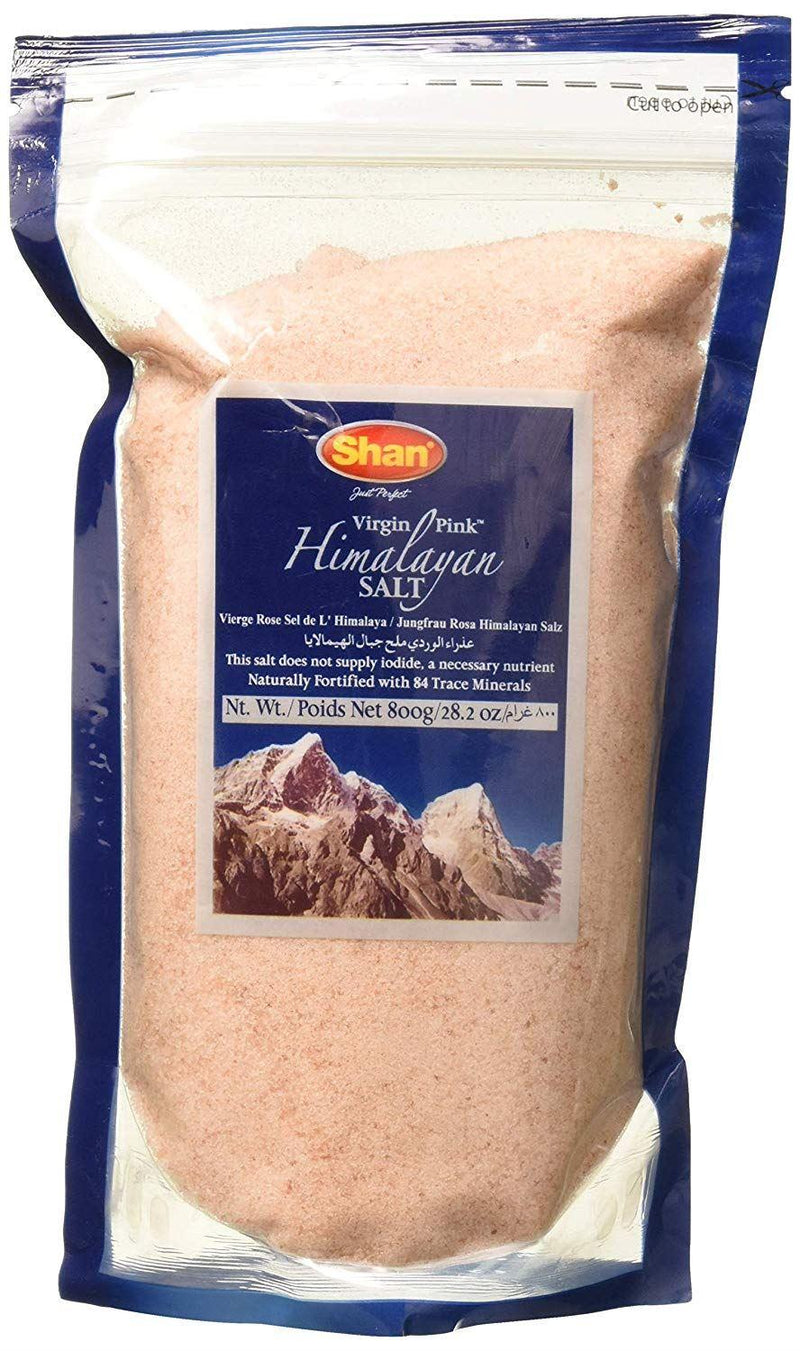 Shan Virgin Pink Himalayan Salt 800g
