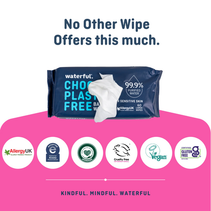 Waterful Baby Wipes 60&