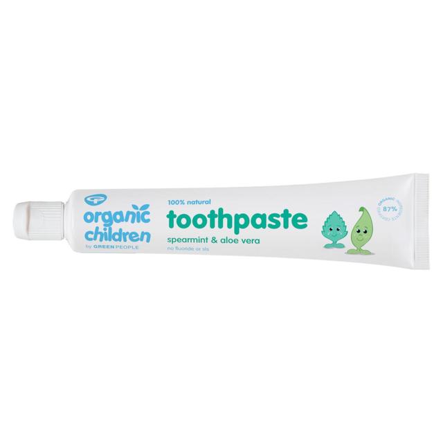 Green People Organic Children Toothpaste Spearmint &amp; Aloe Vera 50ml