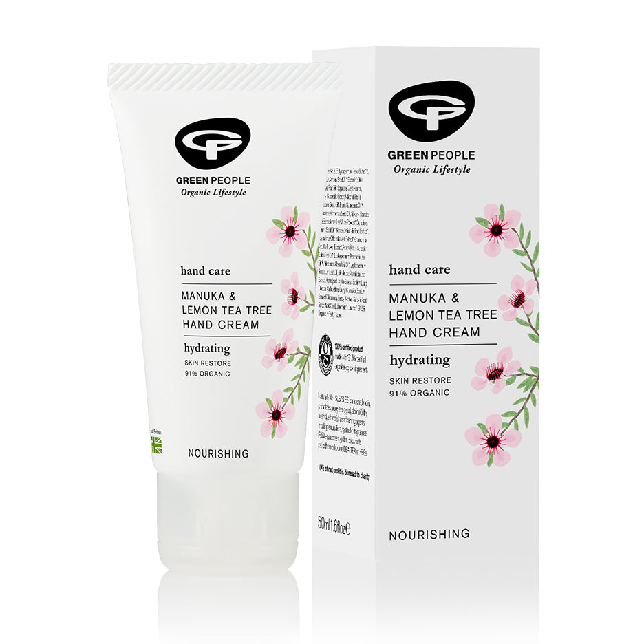 Green People Manuka &amp; Lemon Tea Tree Hand Cream 50ml
