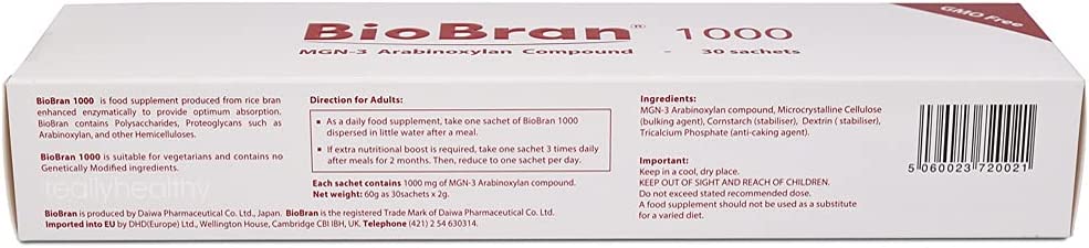 The Really Healthy Company BioBran MGN-3 1000mg