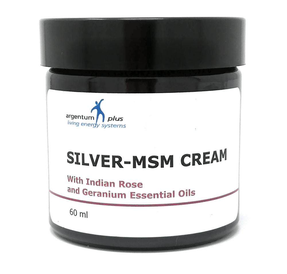 Argentum Plus Silver-MSM Cream with Indian Rose and Geranium 60ml