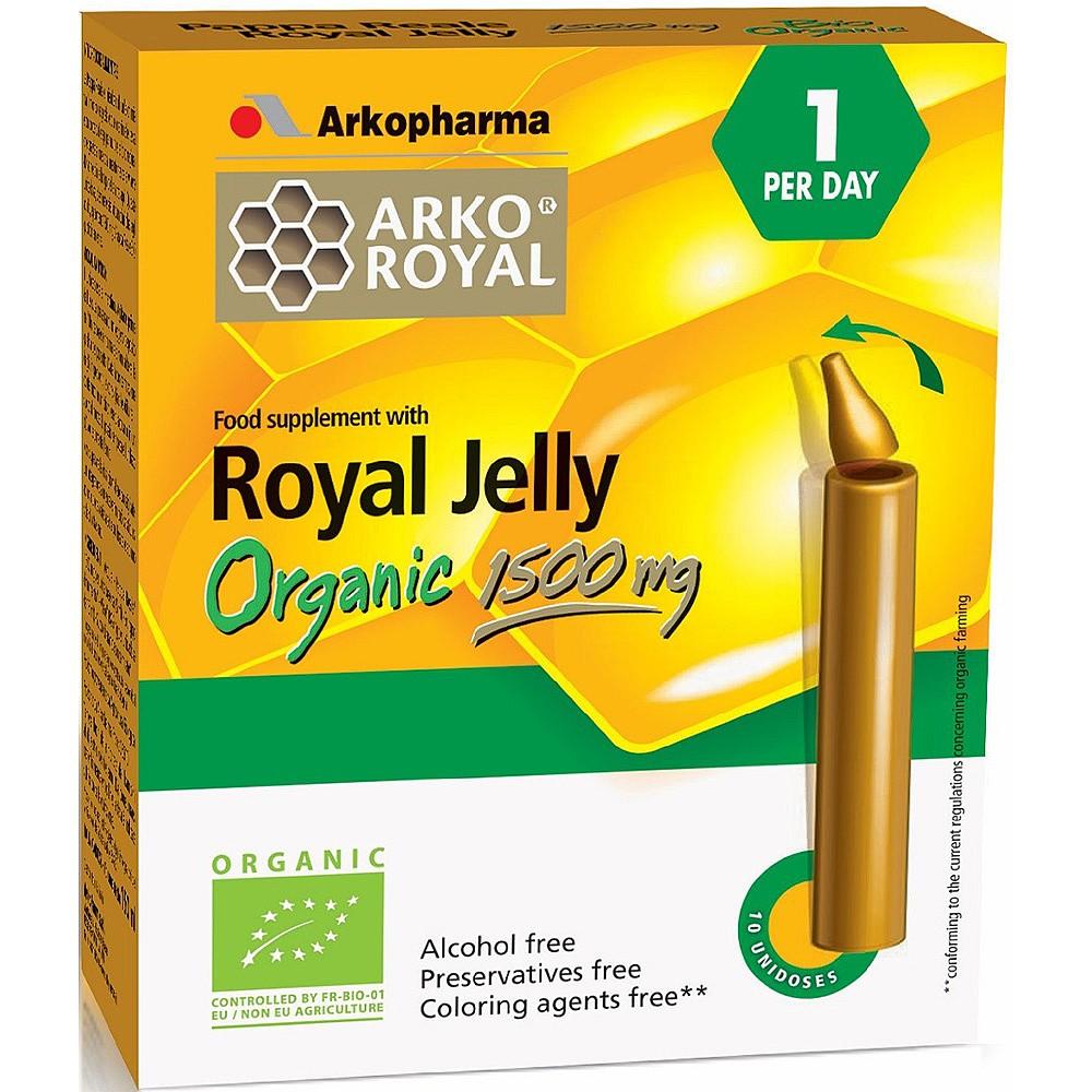 Arkopharma ArkoRoyal Royal Jelly Organic 1500mg 10 vials