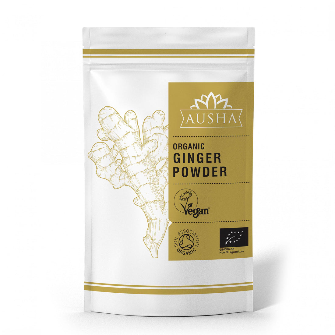 Ausha Organic Ginger Powder 250g