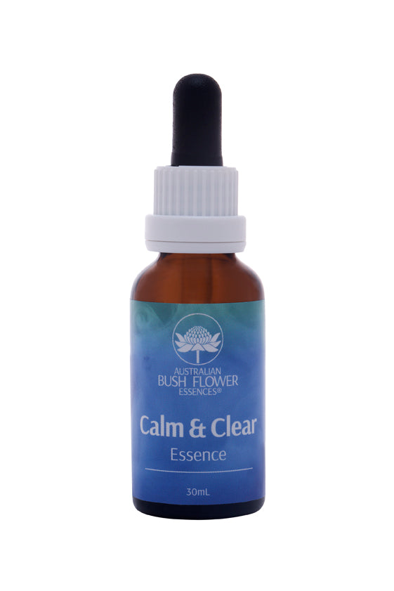 Australian Bush Flower Essences Calm &amp; Clear Essence 30ml