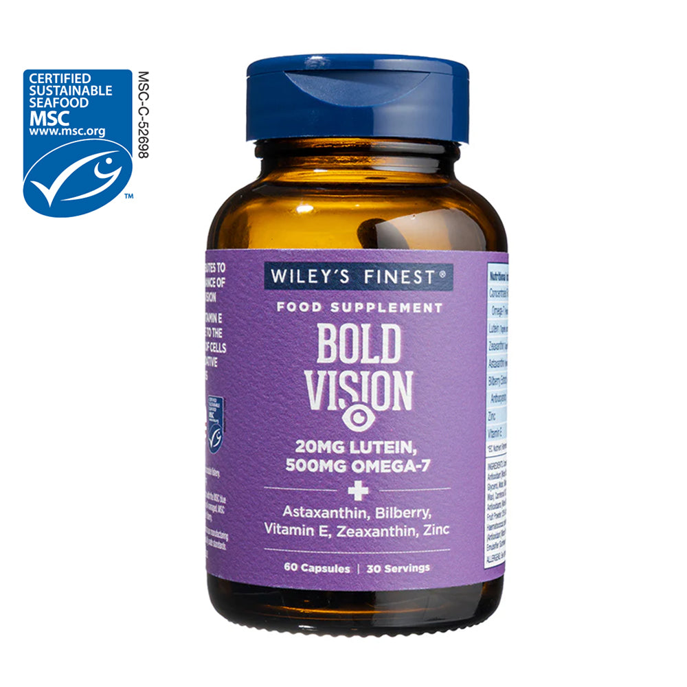 Wileys Finest Wild Alaskan Fish Oil - Bold Vision Proactive (60 Softgels)
