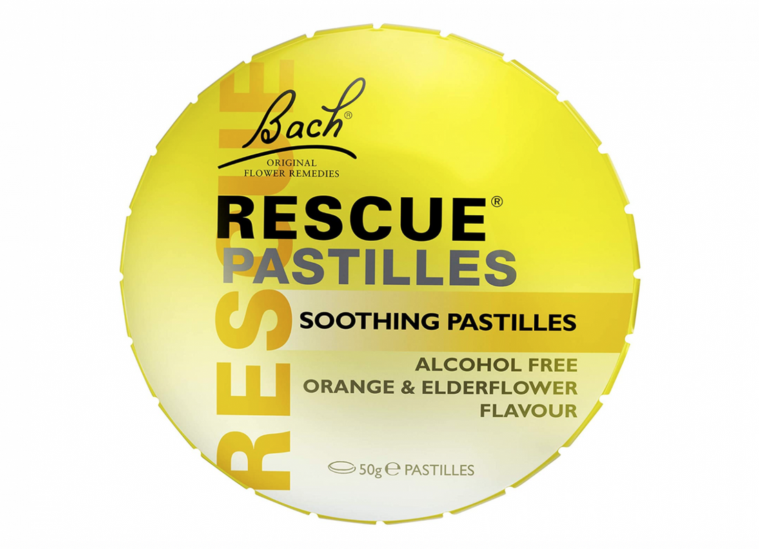 Bach Flower Remedies Rescue Pastilles Orange &amp; Elderflower 50g