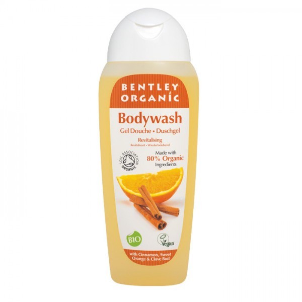 Bentley Organic Bodywash Revitalising with Cinnamon, Sweet Orange &amp; Clove Bud 250ml