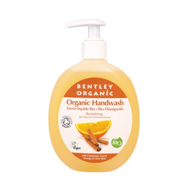 Bentley Organic Organic Handwash Revitalising with Cinnamon, Sweet Orange &amp; Clove Bud 250ml