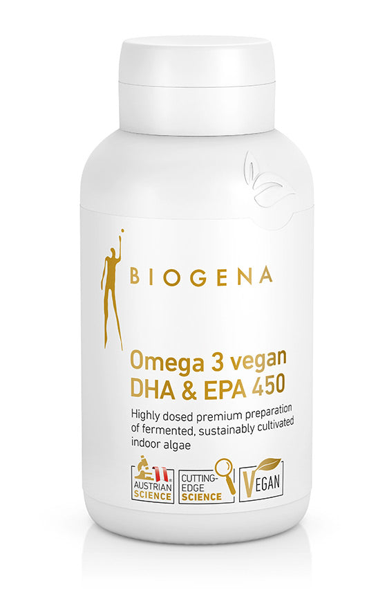 Biogena Omega 3 Vegan DHA &amp; EPA 450 Gold 90&