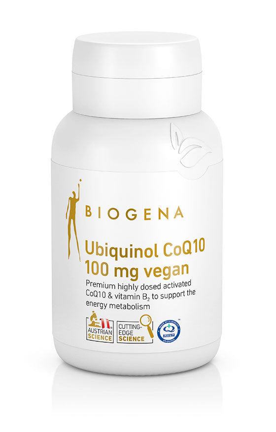 Biogena Ubiquinol CoQ10 100mg Vegan Gold 60&