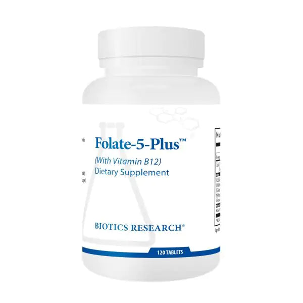 Biotics Research Folate-5 Plus 120&