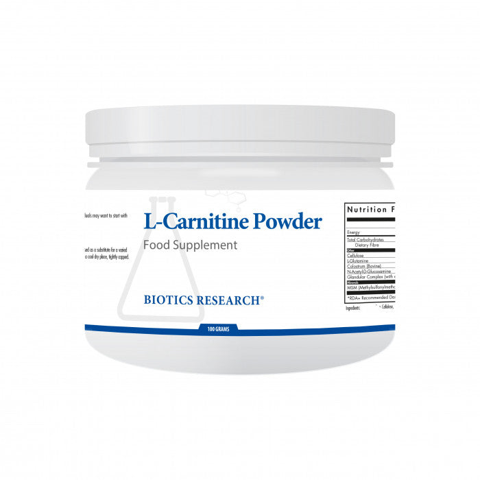 Biotics Research L-Carnitine Powder 100g