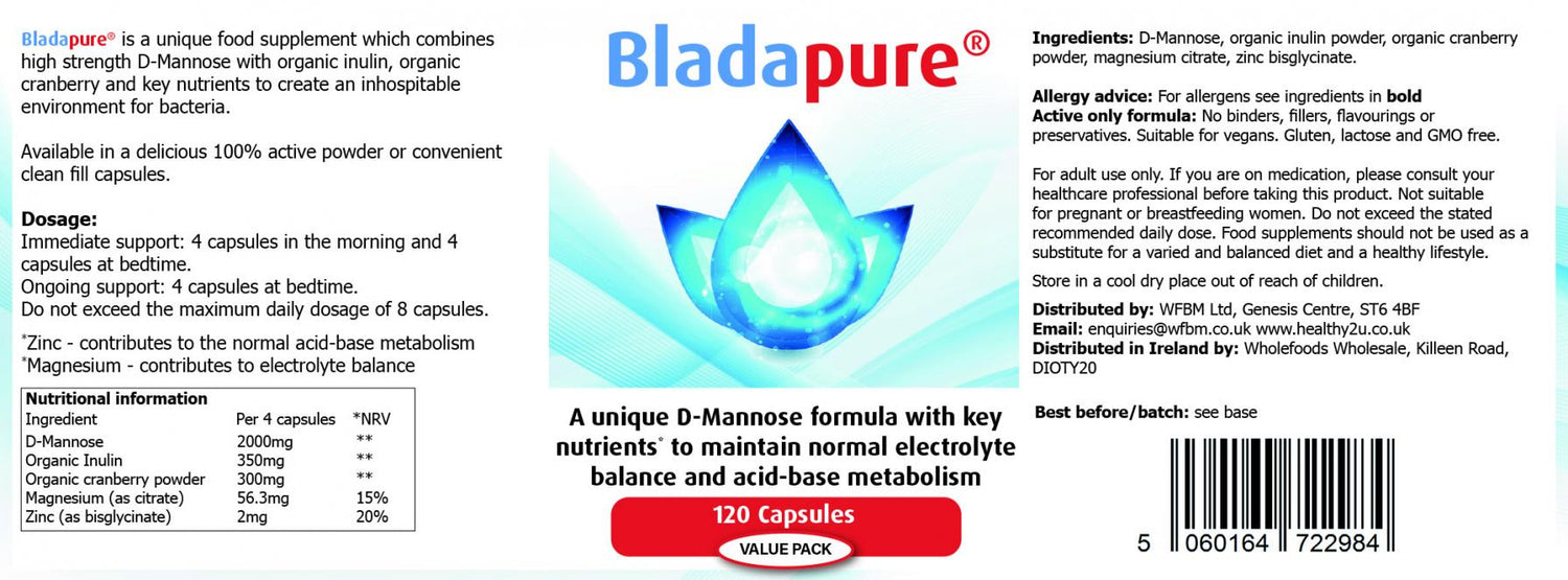 Bladapure Capsules 120&