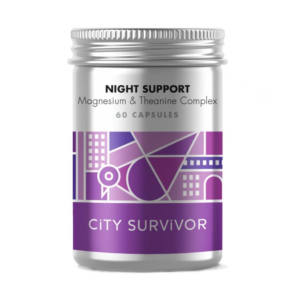 City Survivor Night Support Magnesium &amp; Theanine Complex 60&