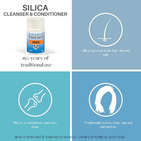 Schuessler Tissue Salts Silica - Hair, Skin and Nail Balance