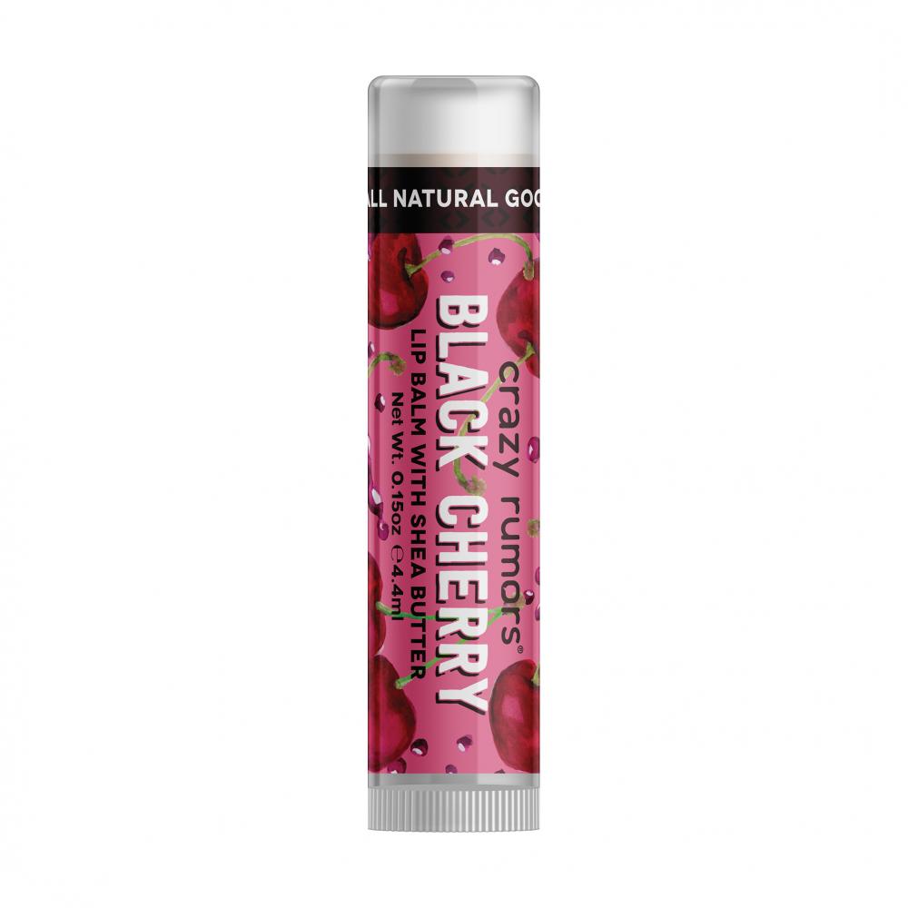 Crazy Rumors Black Cherry Lip Balm with Shea Butter