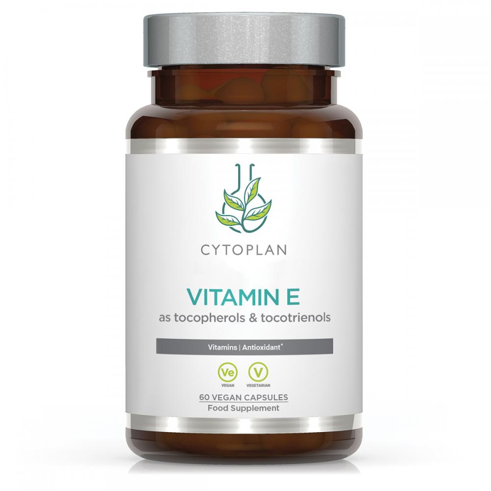 Cytoplan Vitamin E as Tocopherols &amp; Tocotrienols 60 Capsules