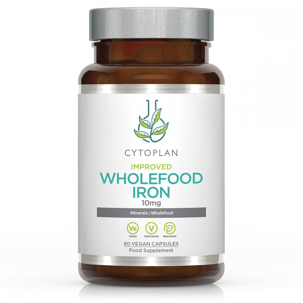 Cytoplan Wholefood Iron 10mg 60 Capsules