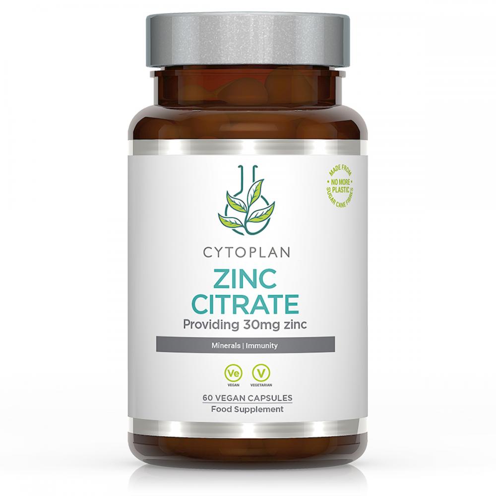 Cytoplan Zinc Citrate 30mg 60 Capsules