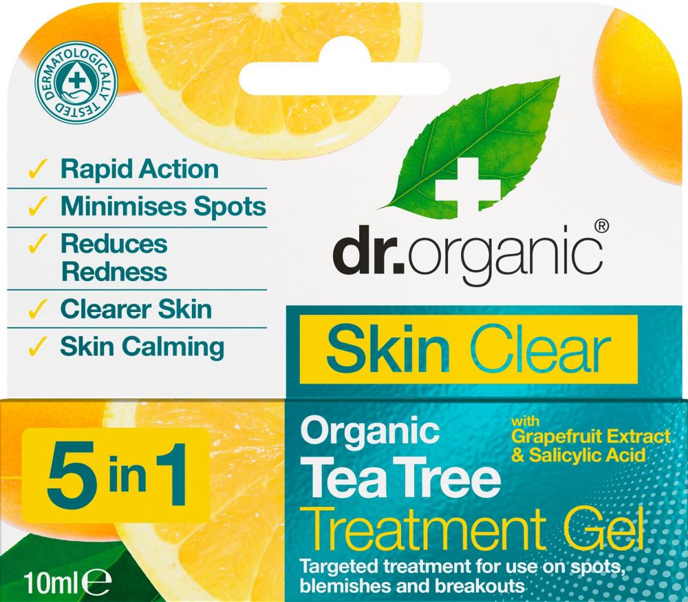 Dr Organic Skin Clear Organic Tea Tree Treatment Gel 10ml