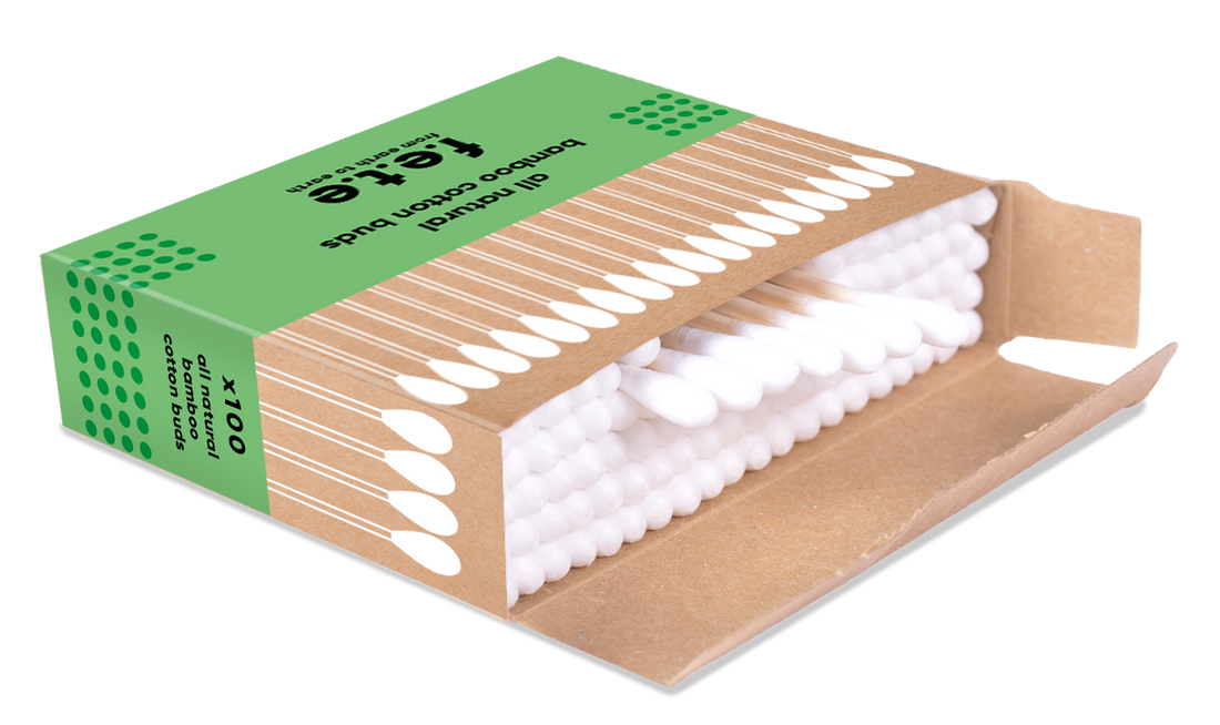 F.E.T.E All Natural Bamboo Cotton Buds