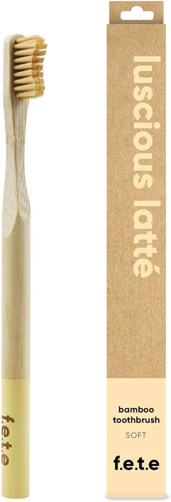 F.E.T.E Bamboo Toothbrush Soft Bristles - Luscious Latte