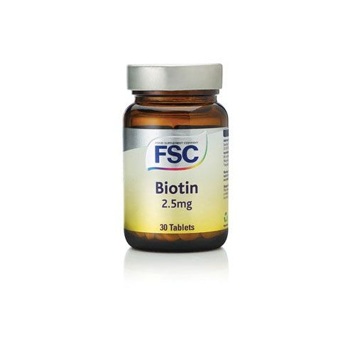 FSC Biotin 2.5mg 30 Tablets