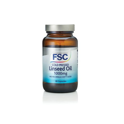 FSC Cold Pressed Linseed Oil 1000mg 60 Capsules