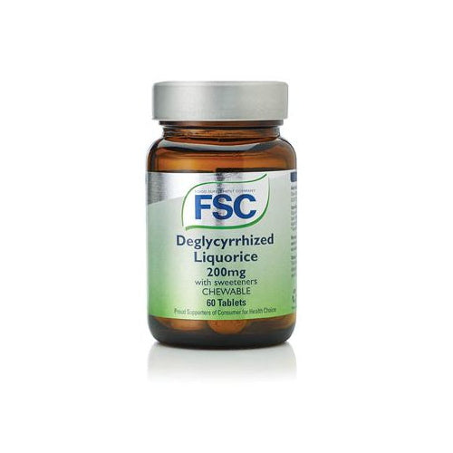 FSC Deglycyrrhized Liquorice 200mg 60 Tablets