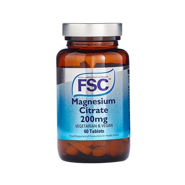 FSC Magnesium Citrate 200mg 60 Tablets