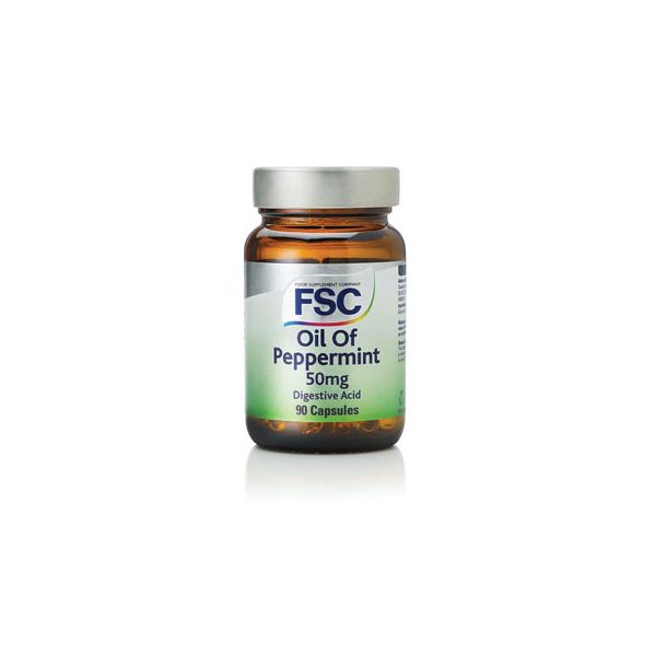 FSC Oil of Peppermint 50mg 90 Capsules